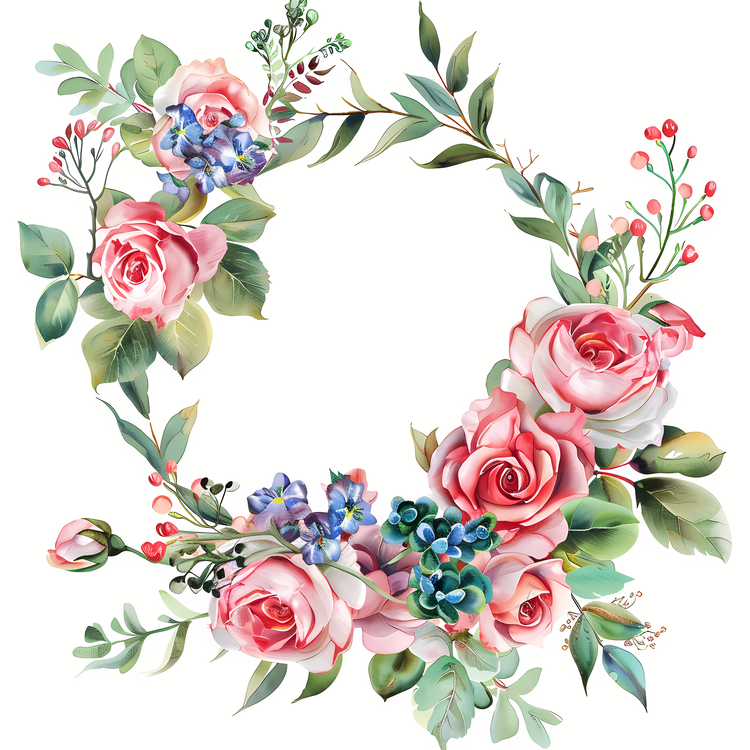 Mothers Day,Floral Wreath,Rose Wreath