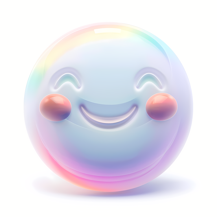 Bubble,Smiley,Glossy
