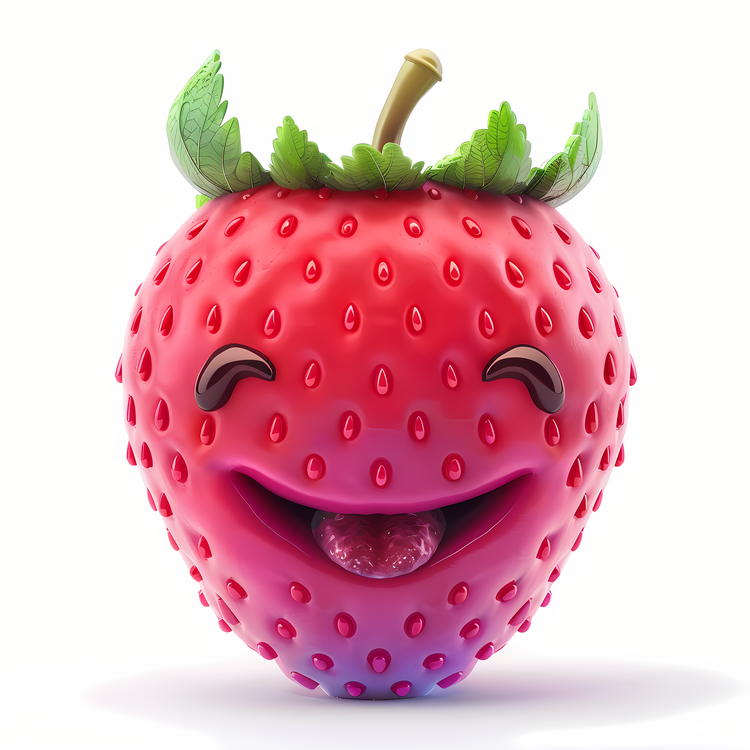 3d Cartoon Fruit,Smile,Laughing