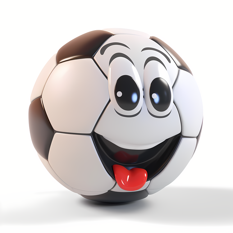 3d Cartoon,Ball,Football