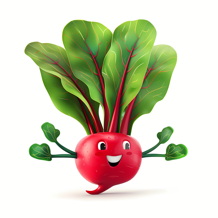 3d Cartoon Vegetable,Healthy,Fresh