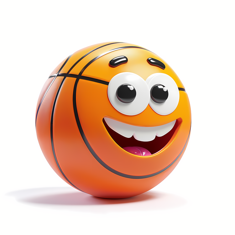 3d Cartoon,Ball,Basketball
