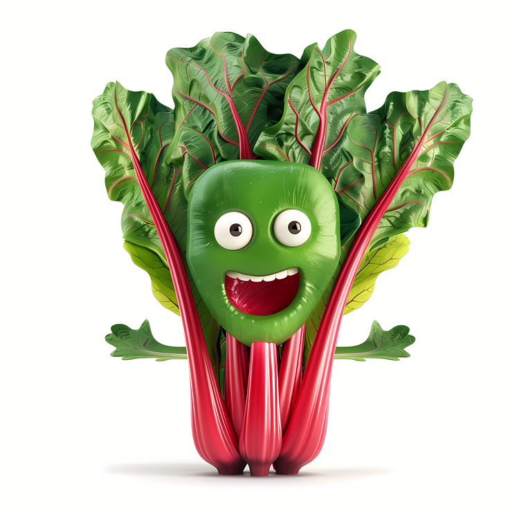 3d Cartoon Vegetable,Plant,Green
