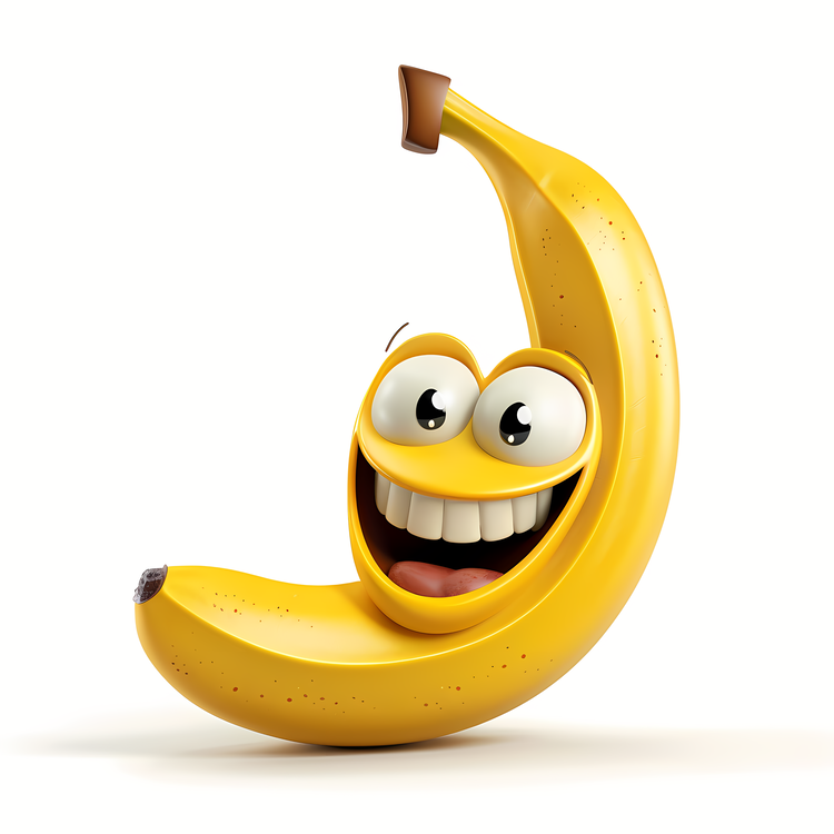 3d Cartoon Fruit,Banana,Cartoon