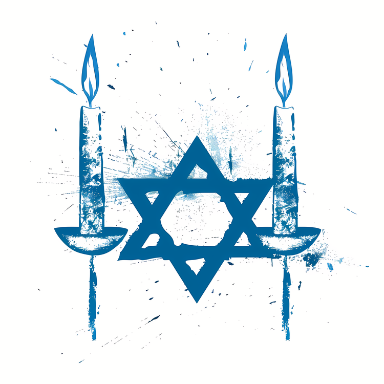 Yom Hashoah,Jewish Candles,Candle Menorah