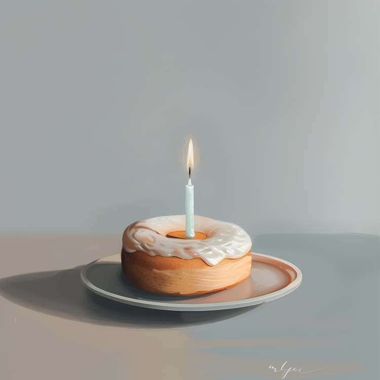 Little Cake,Cake,Candle