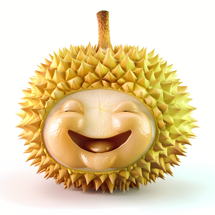 3d Cartoon Fruit,Happy,Smiling