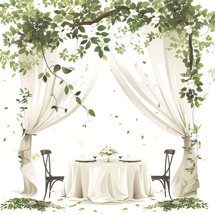 Outdoor Wedding,Wedding Table Setting,White Tablecloth