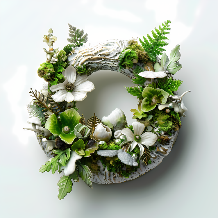 Nature Inspired Jewellery,Green,Moss