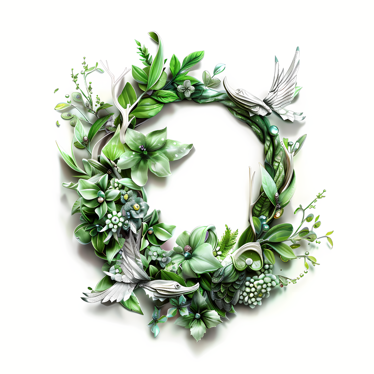 Nature Inspired Jewellery,Flowers,Wreath