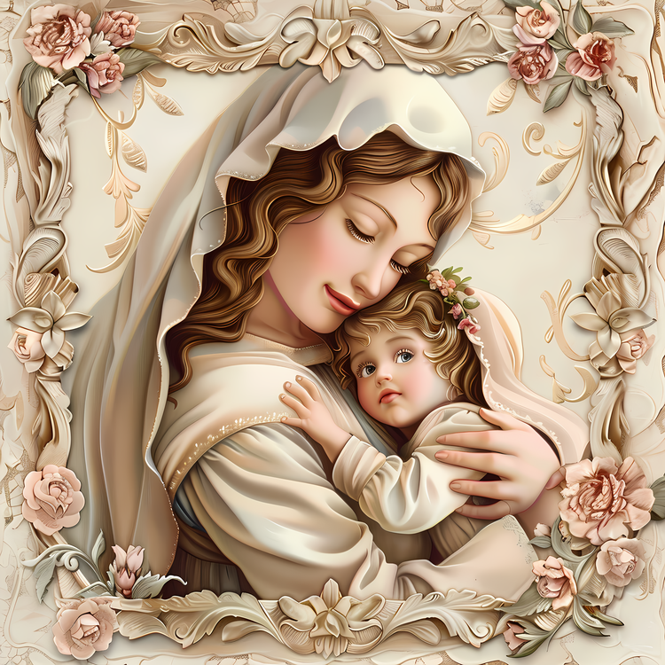 Mothers Day,Mother And Child,Virgin Mary