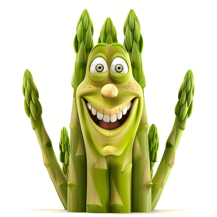 3d Cartoon Vegetable,Algae,Vegetable