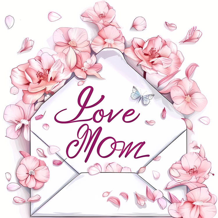 Letter For Mom,Love Mom,Love