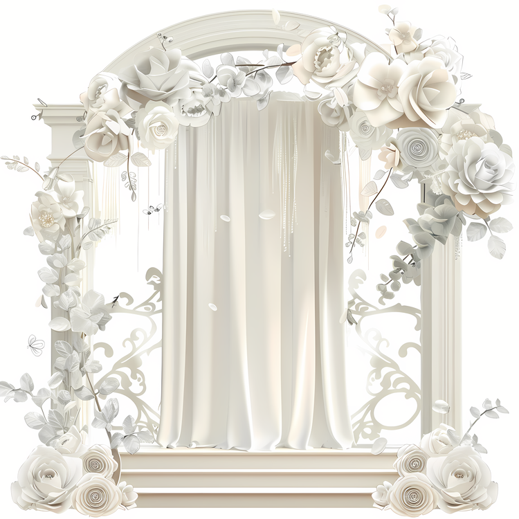 Wedding Decoration,Wall Frame,White Wedding
