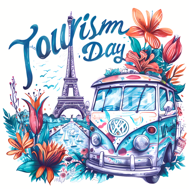 Tourism Day,Bus,Paris