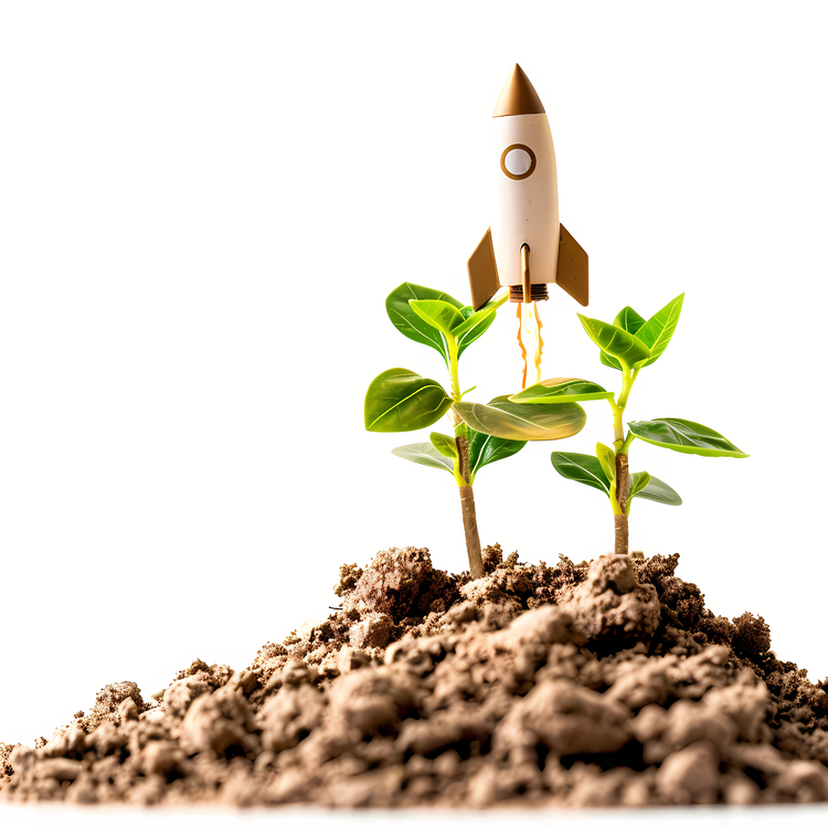 Financial Growth,Rocket,Plant