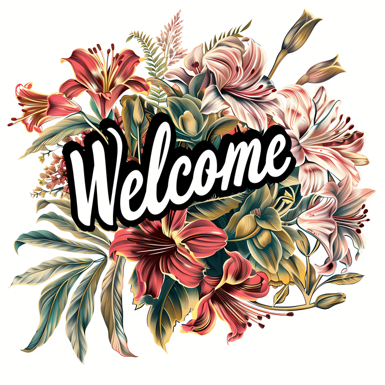 Welcome,Floral,Bouquet
