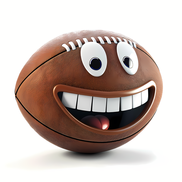 3d Cartoon,Ball,Funny Football