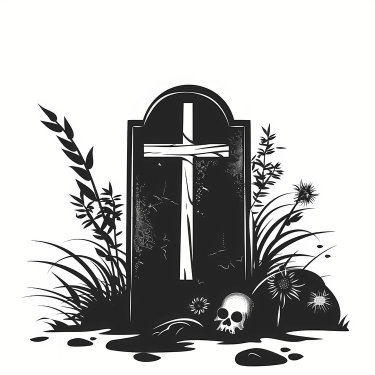 Funeral,Graveyard,Cross