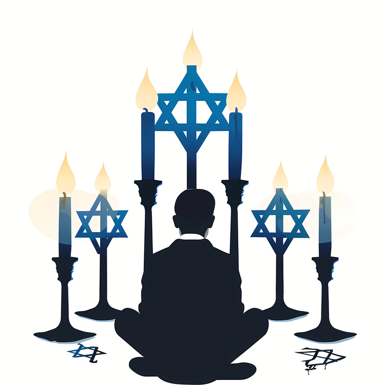 Yom Hashoah,Hanukkah,Candles