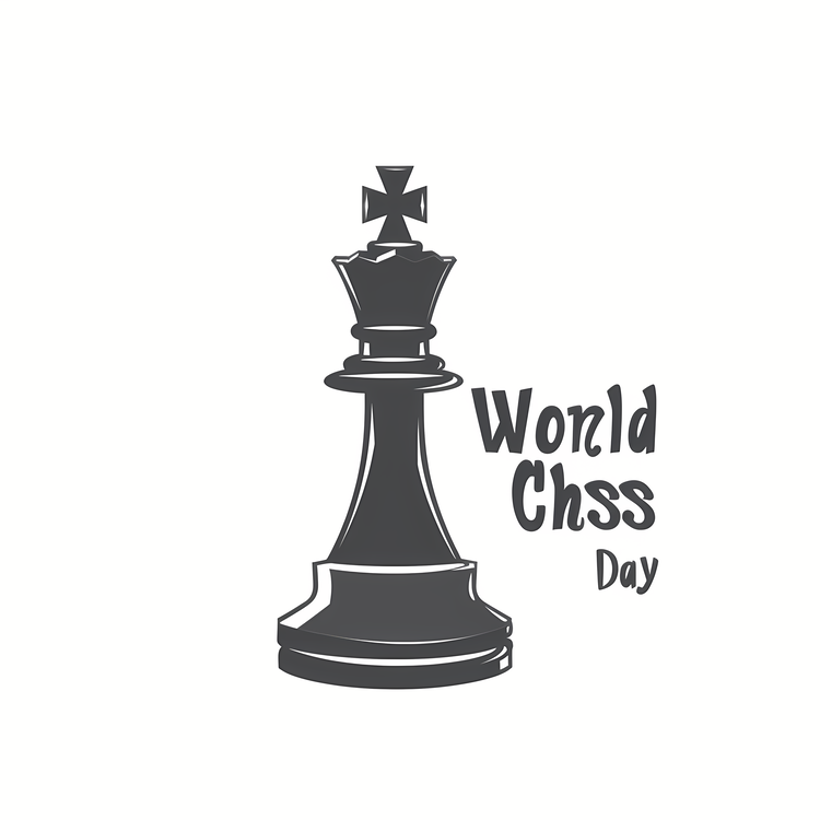 World Chess Day,Chess Piece,Chess Logo