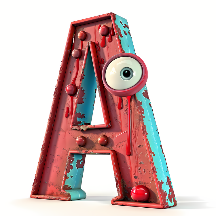 3d Cartoon Alphabet,10,For   Could Be Zombie
