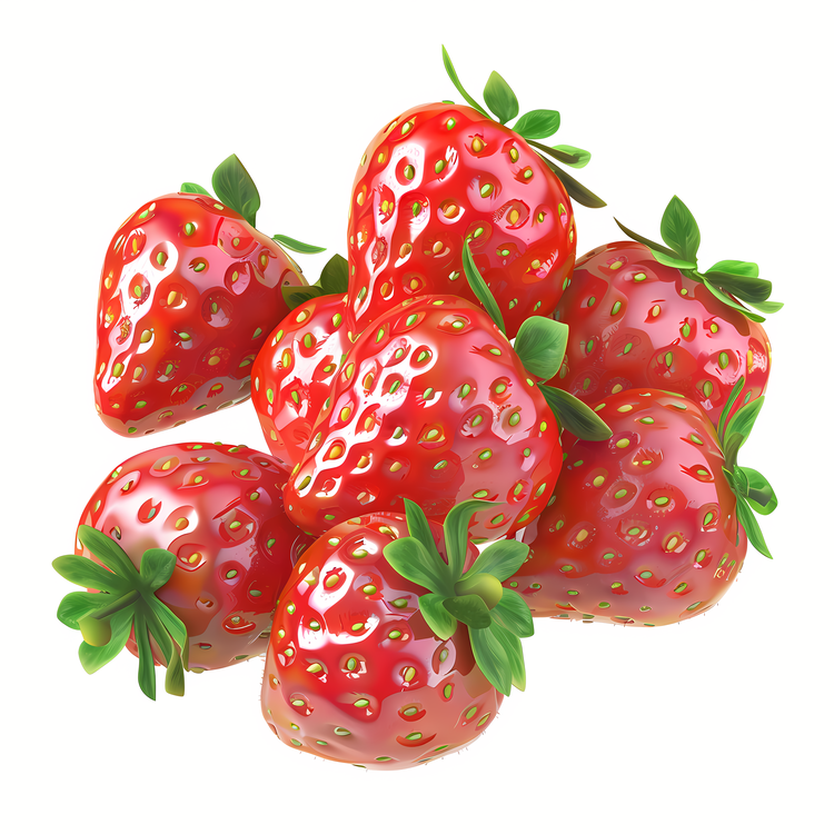 Strawberries,Red Strawberries,Group