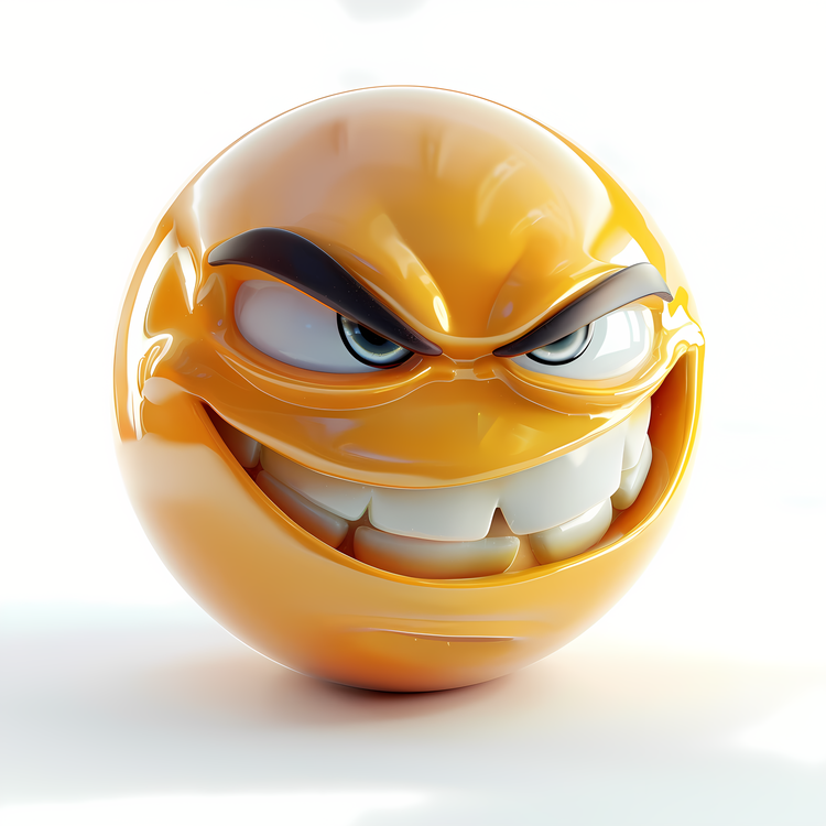 Eye Roll,Angry Yellow Ball,Smiley Face