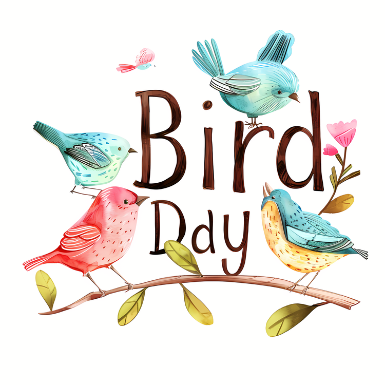 Bird Day,Bird,Watercolor