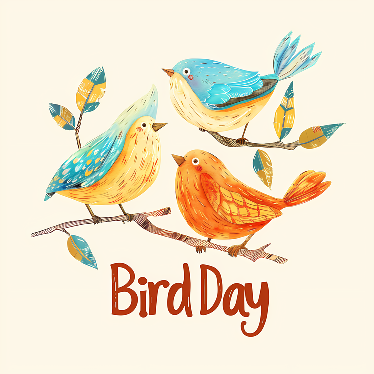 Bird Day,Colorful,Birds