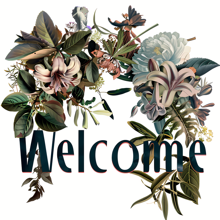 Welcome,Botanical,Floral
