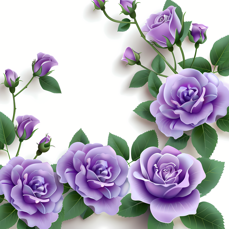 Roses Garden,Flowers,Purple Roses