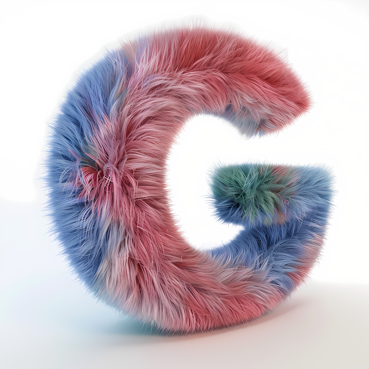 3d Fuzzy Logo,Fur,Colorful
