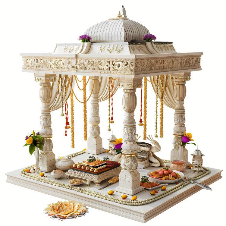 Hindu Wedding,Decorations,Religious Shrine
