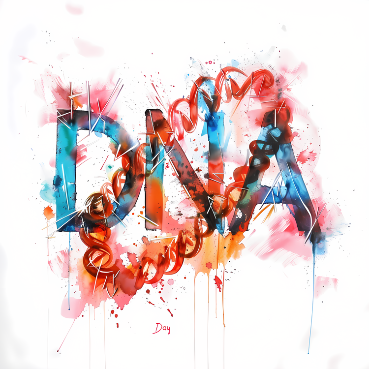 Dna Day,Abstract,Painting