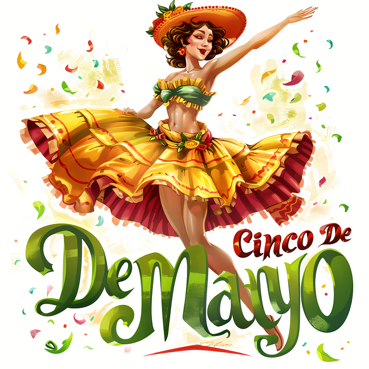 Cinco De Mayo,Salsa Dancer,Fiesta Attire