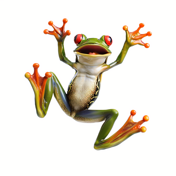 Frog Jumping,Frog,Green