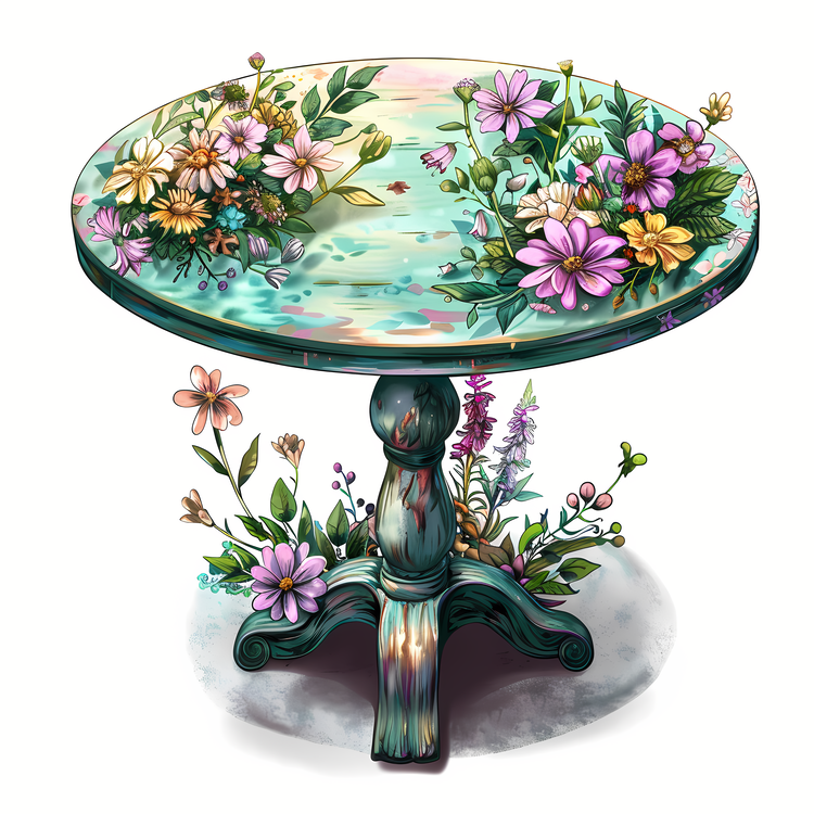 Garden Table,Flower,Green