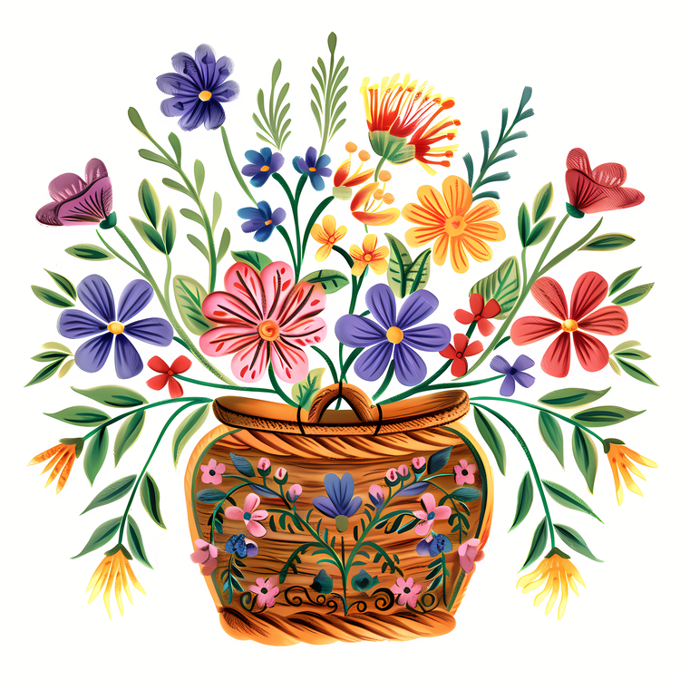May Day,Flower Basket,Flower