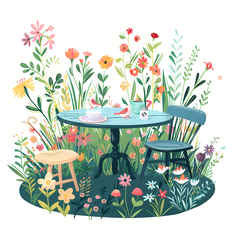 Garden Table,Garden,Floral