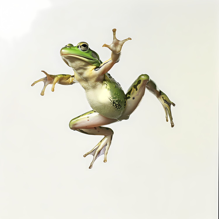 Frog Jumping,Green Frog,Jumping Frog