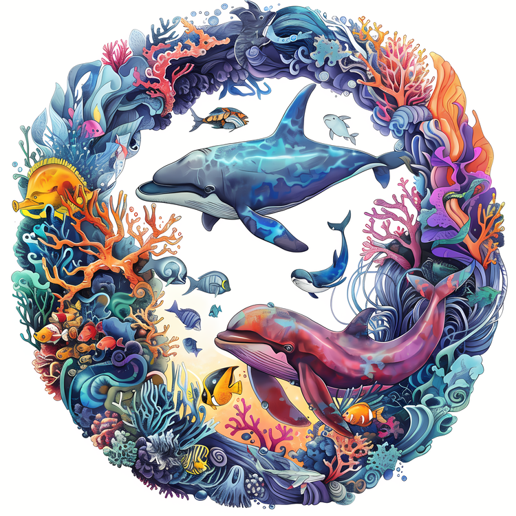 World Oceans Day,Whales,Marine Animals