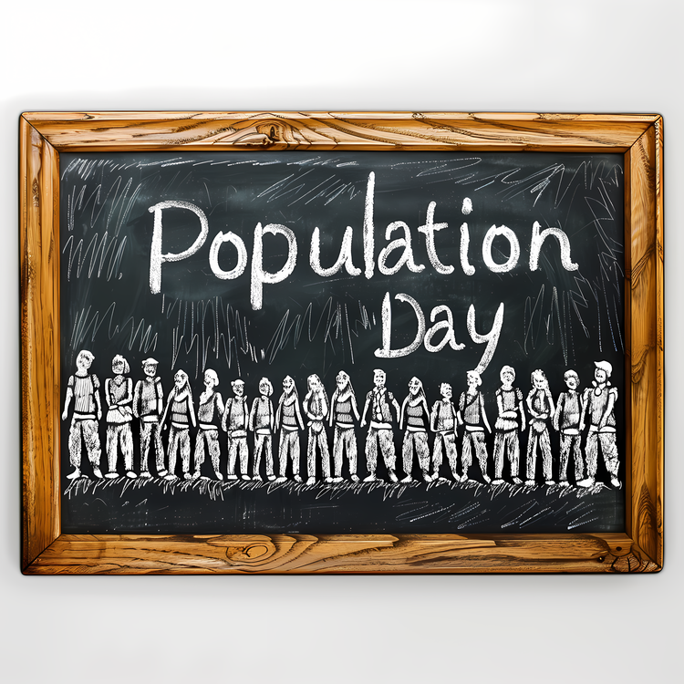 World Population Day,Human,Blackboard