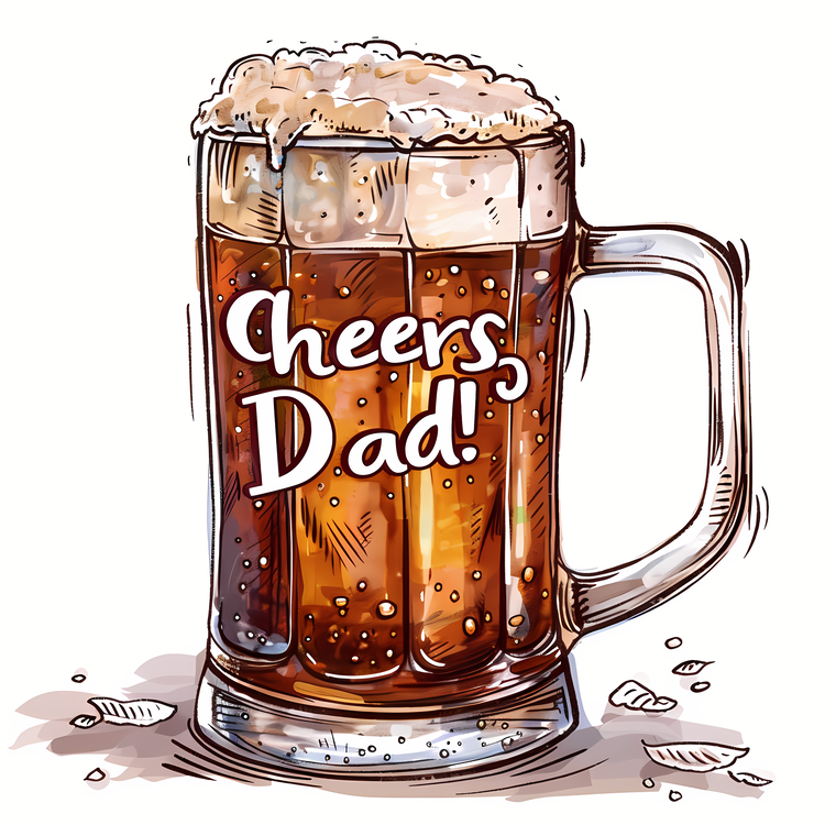 Fathers Day,Cheers Dad,Beer