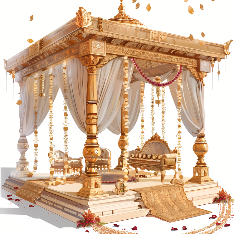 Hindu Wedding,Decorations,Indian Wedding Stage