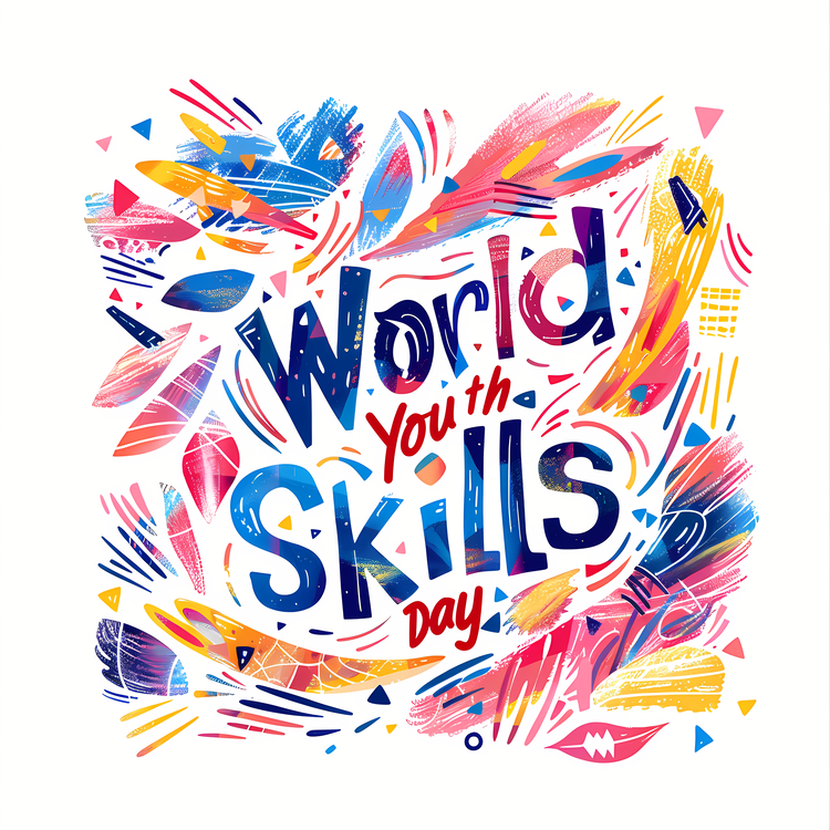 World Youth Skills Day,Artistic,Colorful