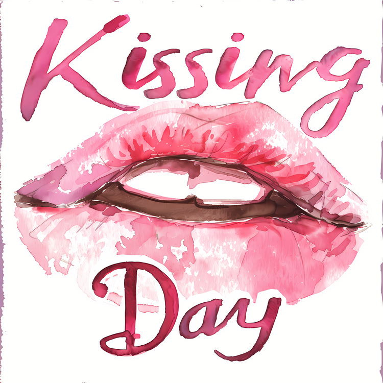 International Kissing Day,Kissing Day,Pink Lips