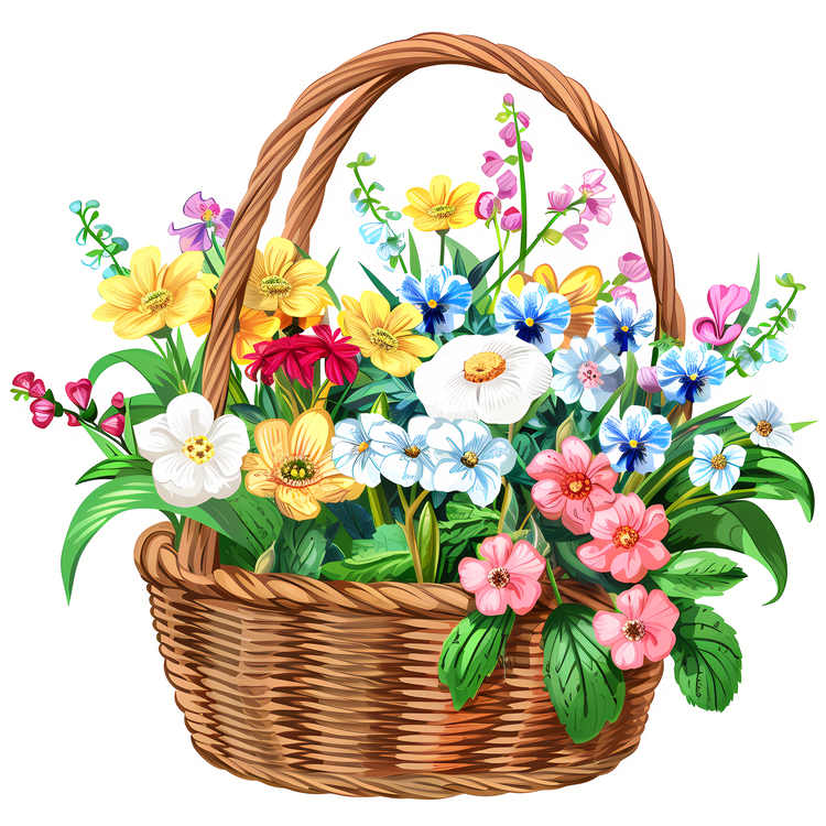 May Day,Flower Basket,Basket