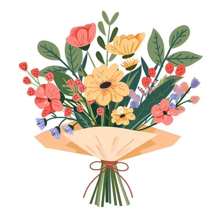 Flower Bunch,Bouquet,Flowers
