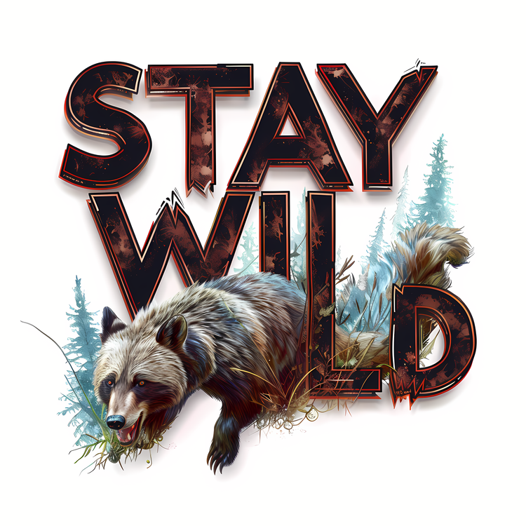 Stay Wild,Bear,Wildlife